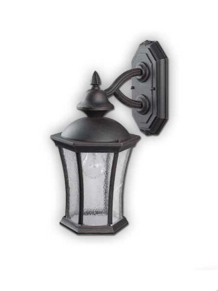 Canarm Outdoor 1 Light Burnished Bronze Wall Light IOL90 BBZ (fixturewshade)
