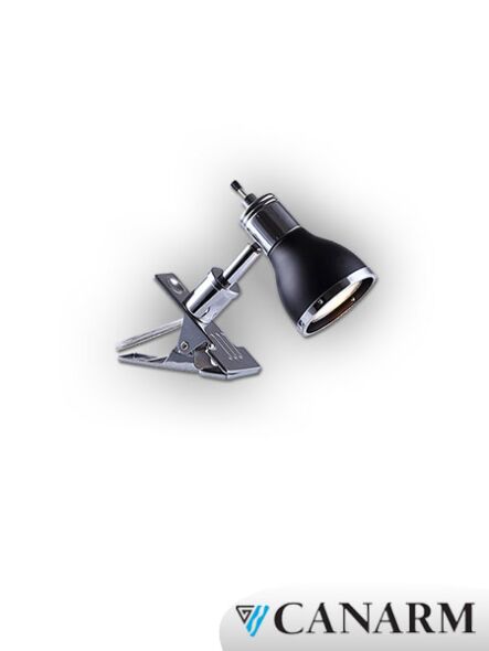 lampe plaza canarm noir 1 lumière ipcl581bkc