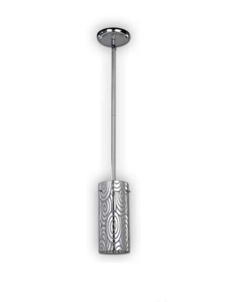 Canarm Blair 1 Light Chrome Pendant Light IPL137B01CH (fixturewshade)