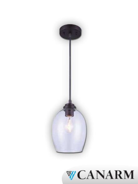 Suspendu Nelson Canarm bronze huilé 1 lumière IPL284B01ORB (fixturewshade)