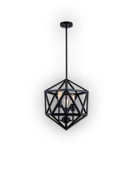 canarm skar 3 lights matte black pendant light ipl379b03bk16