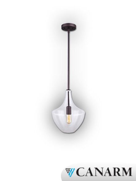 suspendu clarkson canarm bronze huilé 1 lumière ipl404b01orb