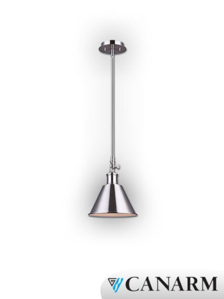suspendu morocco canarm nickel brossé 1 lumière ipl582a01bn