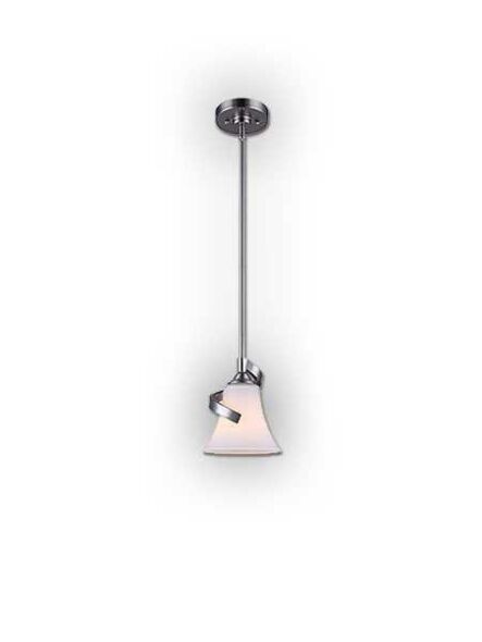 canarm rue 1 light brushed nickel pendant light ipl587a01bn