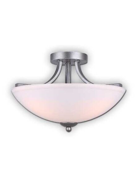 Canarm Bay 3 Light Historic Gold Semi-Flush ISF575A03HG (fixturewshade)