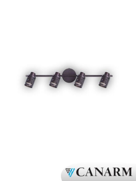 applique murale acton canarm bronze huilé 4 lumières it576a04orb–led
