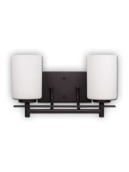 Canarm Carlton 2 Light Oil Rubbed Bronze Wall Light IVL363A02ORB (fixturewshade)