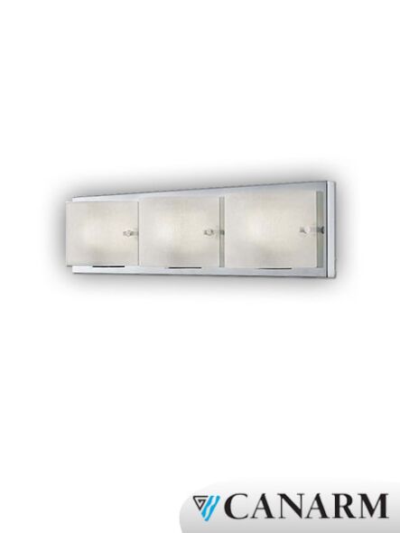 applique murale rikki canarm chrome 3 lumières ivl420a03ch9