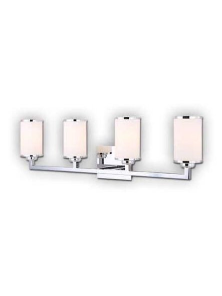 canarm amelia 4 lights chrome wall light ivl511a04ch