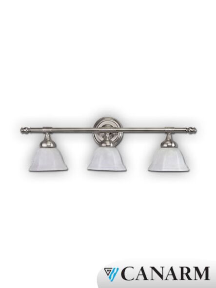 Applique murale Vanity Canarm étain brossé 3 lumières