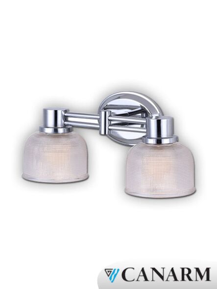 applique murale anderson canarm chrome 2 lumières ivl585a02ch