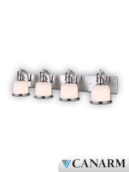 applique murale flannigan canarm nickel brossé 4 lumières ivl627a04bn