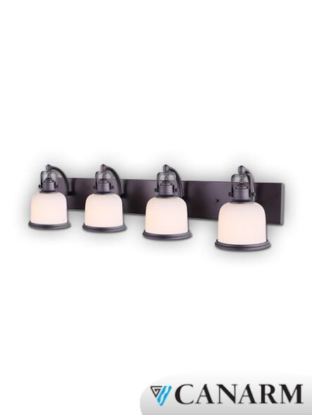 applique murale flannigan canarm bronze huilé 4 lumières ivl627a04orb