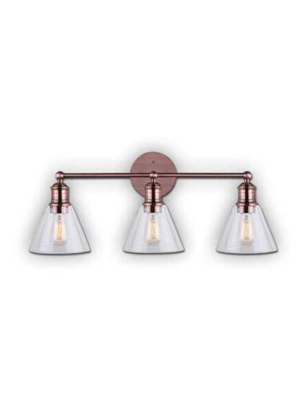 canarm larken 3 lights bronze wall light ivl628a03bz