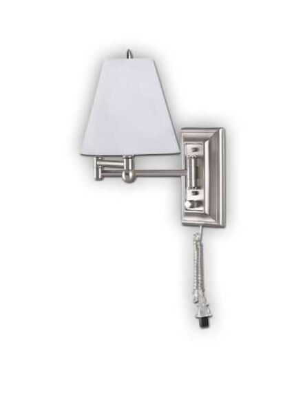 Canarm 1 Light Brushed Pewter Wall Light IWF1D BPT (fixturewshade)