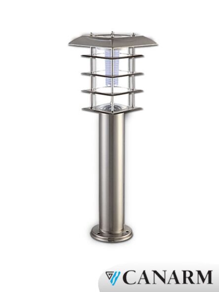 Lampe solaire sur poteau Canarm argentée SL001SS (exterior_fixture)