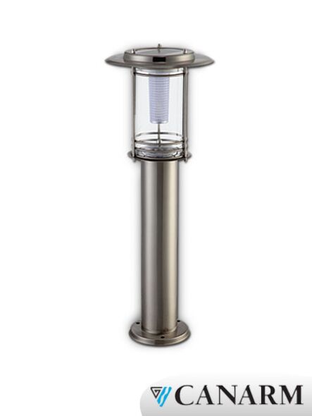 Lampe solaire sur poteau Canarm argentée SL002SS (exterior_fixture)