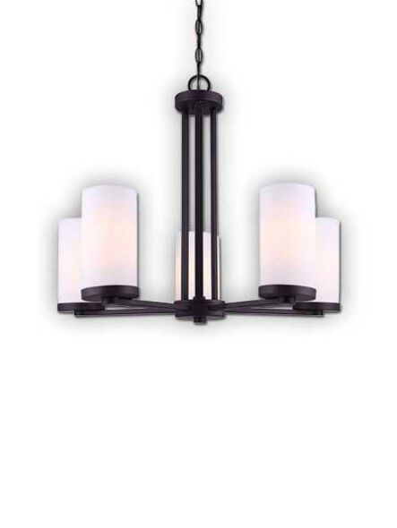 river orb 5 lt chain chandelier ich578a05orb
