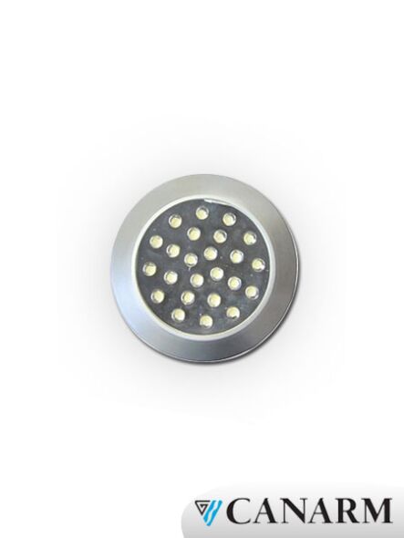 Rondelle étain brossée à LED Canarm 1.75W sous-comptoir PS1/120BPTC