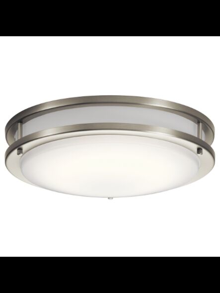 Plafonnier à LED Kichler Avon 10769NILED 1-lumière 28.50W nickel brossé