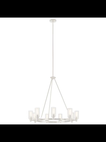 Lustre à 1 étage Kichler Circolo 2346NI 9-lumières 60W nickel brossé
