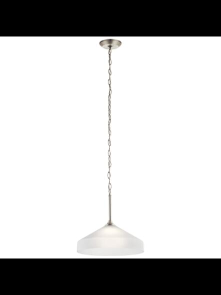 Suspendu Kichler Ansonia 3349NI 1-lumière 150W nickel brossé