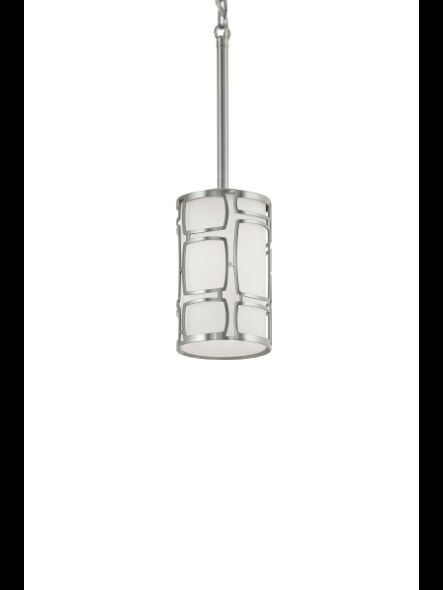 Suspendu Kichler Sabine 34711 1-lumière 60W nickel brossé
