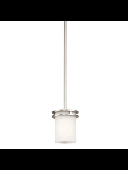 Mini suspendu Kichler Hendrik 3475NI 1-lumière 100W nickel brossé
