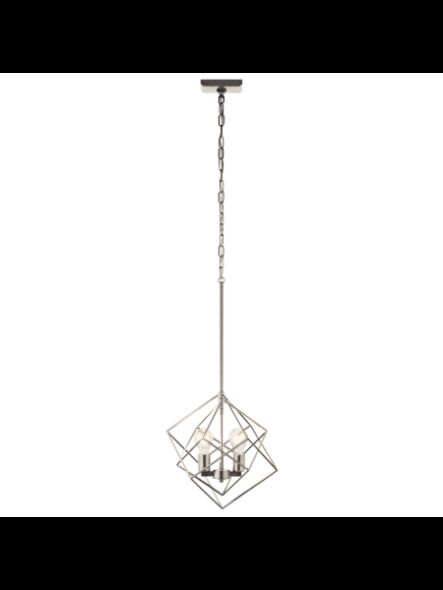 Mini suspendu Kichler Beckenham 34887 2-lumières 60W nickel brossé