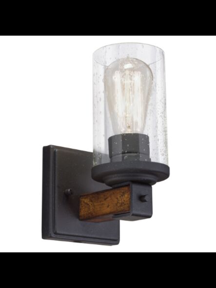 Applique murale Kichler Barrington 37376 1-lumière 60W noir vieilli