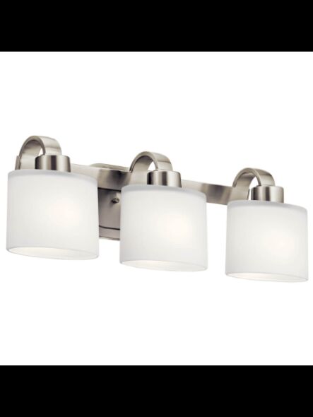 Luminaire de vanité Kichler 37513 3-lumières 60W nickel brossé