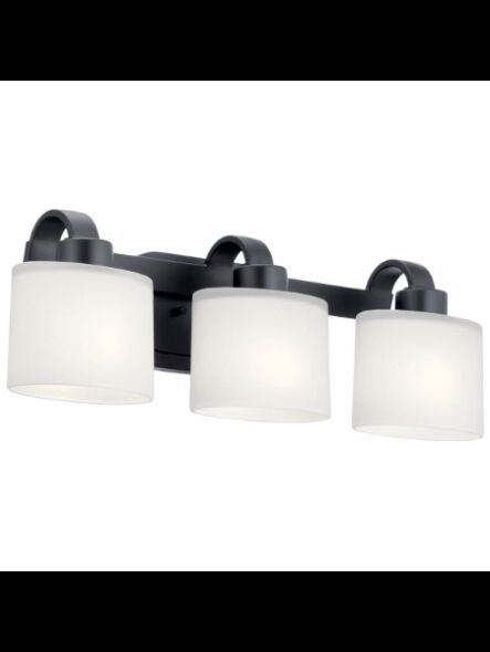 Luminaire de vanité Kichler 37514 3-lumières 60W noir