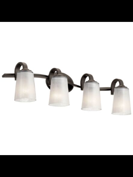 Luminaire de vanité Kichler Oxby 37520 4-lumières 60W vieux bronze