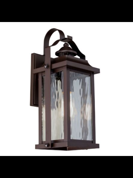 Lanterne murale extérieur Kichler Linford 39456 1-lumière 60W vieux bronze