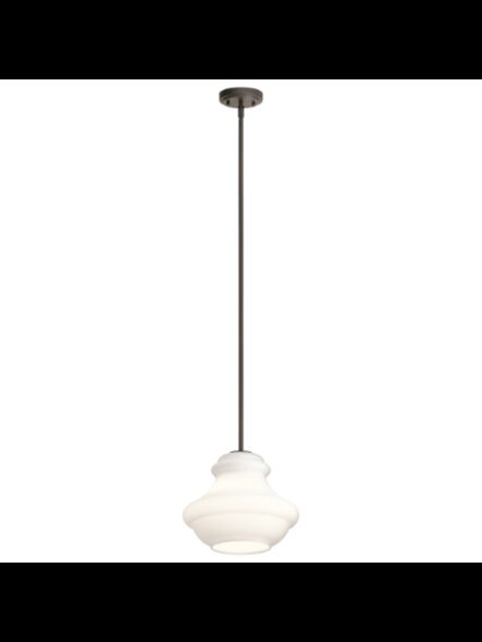 Suspendu Kichler Everly 42044OZWH 1-lumière 100W vieux bronze