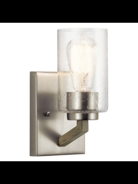 Applique murale Kichler Deryn 43038DAG 1-lumière 75W gris antique