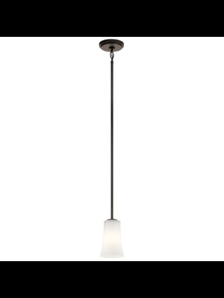 Mini suspendu Kichler Armida 43077OZ 1-lumière 100W vieux bronze