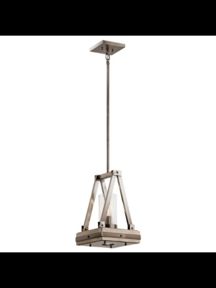 Suspendu Kichler Colerne 43435CLP 1-lumière 100W étain classique