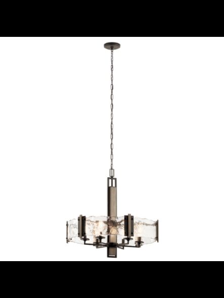 Lustre à 1 étage Kichler Aberdeen 43895OZ 6-lumières 60W vieux bronze