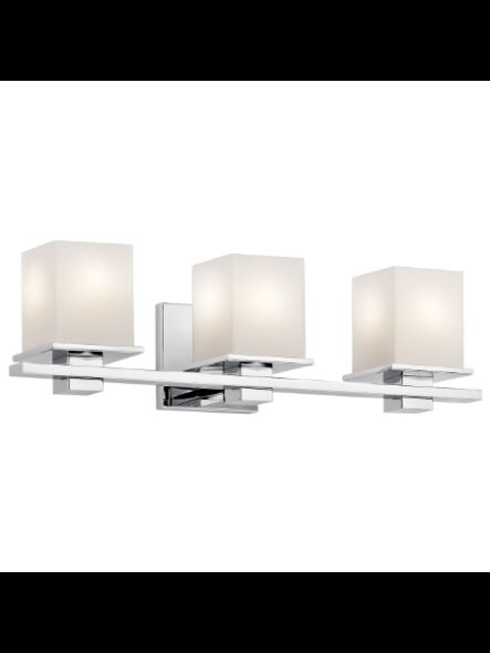 Luminaire de vanité Kichler Tully 45151CH 3-lumières 100W chrome