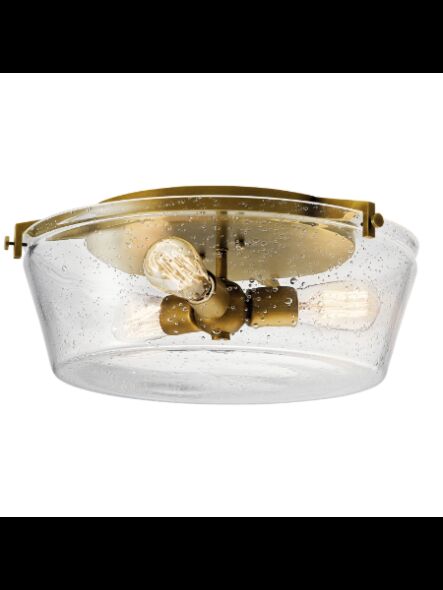 Plafonnier Kichler Alton 45299NBR 3-lumières 75W laiton naturel