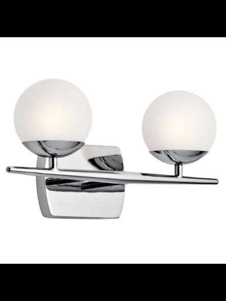 Luminaire de vanité Kichler Jasper 45581CH 2-lumières 50W chrome