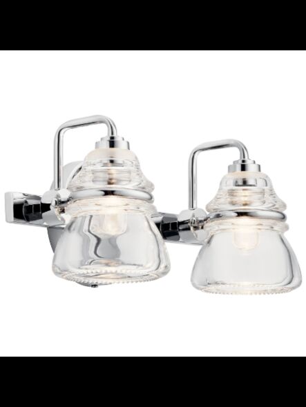Luminaire de vanité Kichler Talland 45692CH 2-lumières 60W chrome