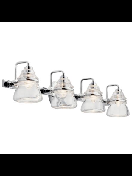 Luminaire de vanité Kichler Talland 45694CH 4-lumières 60W chrome