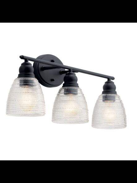 Luminaire de vanité Kichler Karmarie 45697OZ 3-lumières 75W vieux bronze