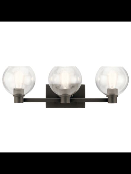 Luminaire de vanité Kichler Harmony 45894OZ 3-lumières 75W vieux bronze