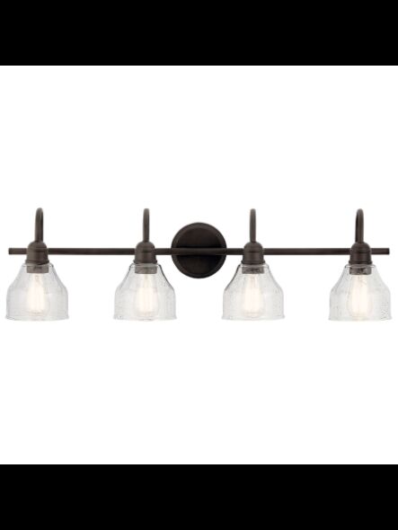 Luminaire de vanité Kichler Avery 45974OZ 4-lumières 75W vieux bronze