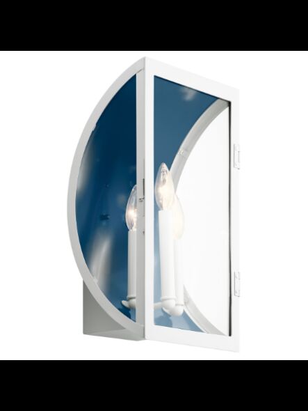 Lanterne murale extérieur Kichler Narelle 49288WH 3-lumières 60W blanc