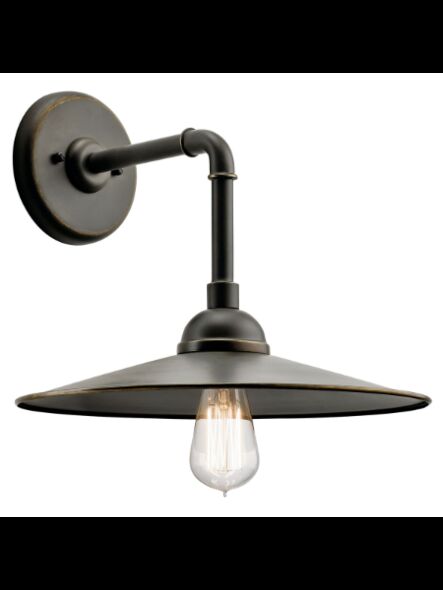 Lanterne murale extérieur Kichler Westington 49586OZ 1-lumière 100W vieux bronze