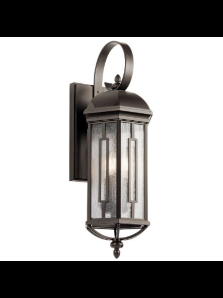 Lanterne murale extérieur Kichler Galemore 49711OZ 3-lumières 60W vieux bronze